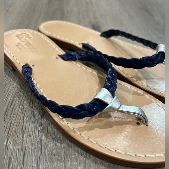 Worn Once? Size EU37 US 6.5 Caruso Sandali Arabella Made in Italy Leather Sandal - Picture 3 of 10